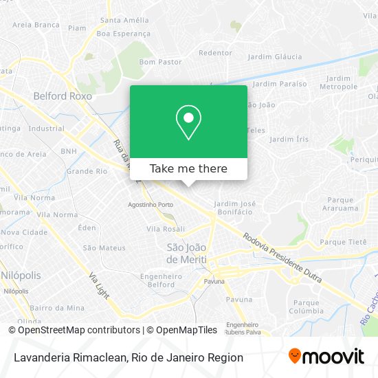 Lavanderia Rimaclean map