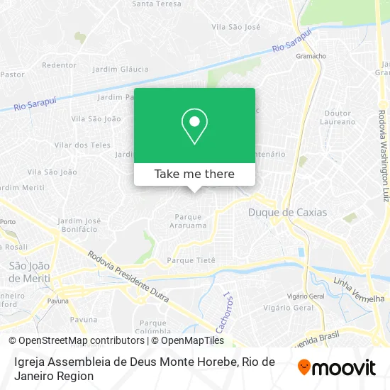 Igreja Assembleia de Deus Monte Horebe map