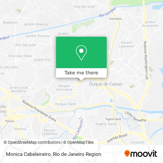 Monica Cabeleireiro map