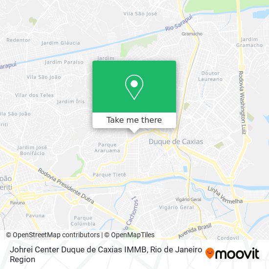 Johrei Center Duque de Caxias IMMB map