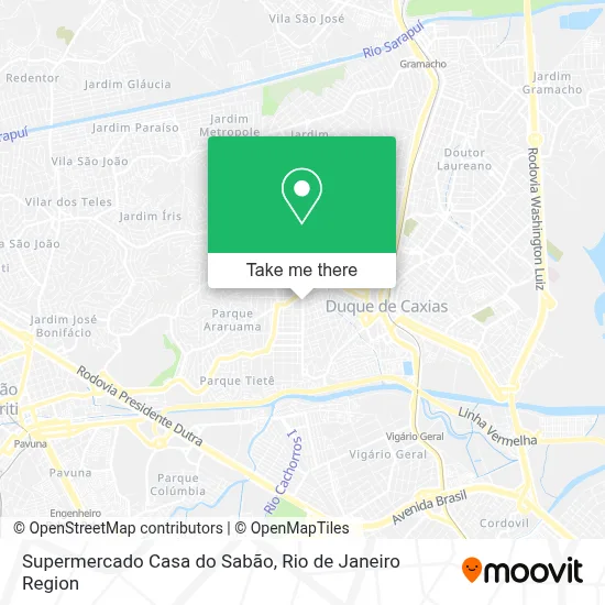 Supermercado Casa do Sabão map
