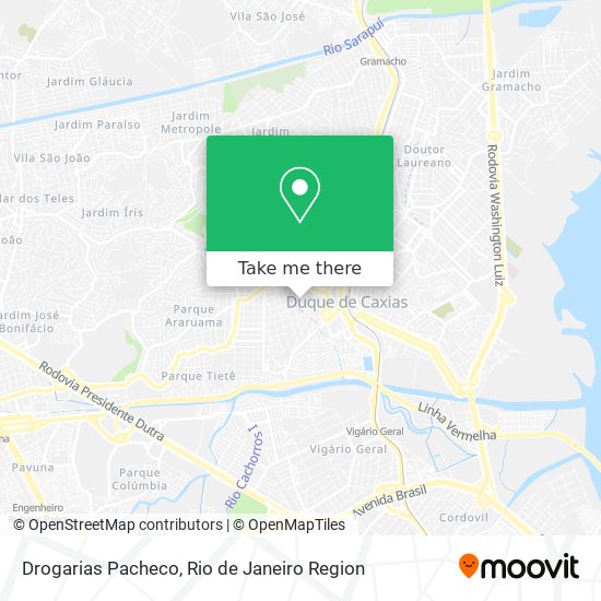 Drogarias Pacheco map