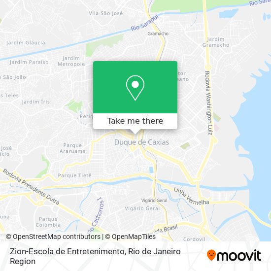 Mapa Zion-Escola de Entretenimento