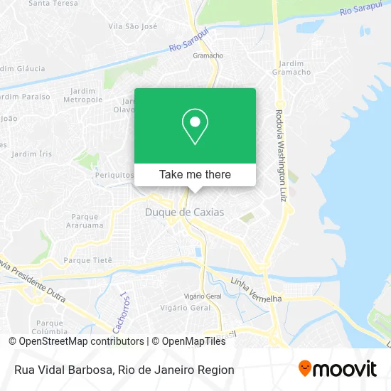 Rua Vidal Barbosa map