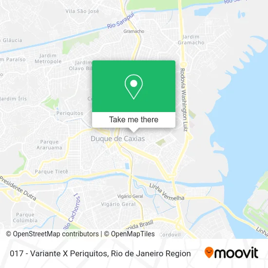 017 - Variante X Periquitos map