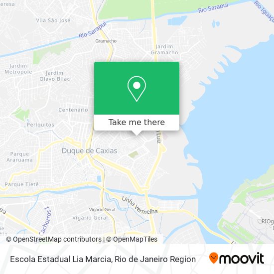 Mapa Escola Estadual Lia Marcia