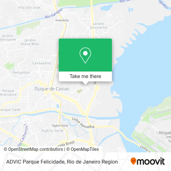 ADVIC Parque Felicidade map