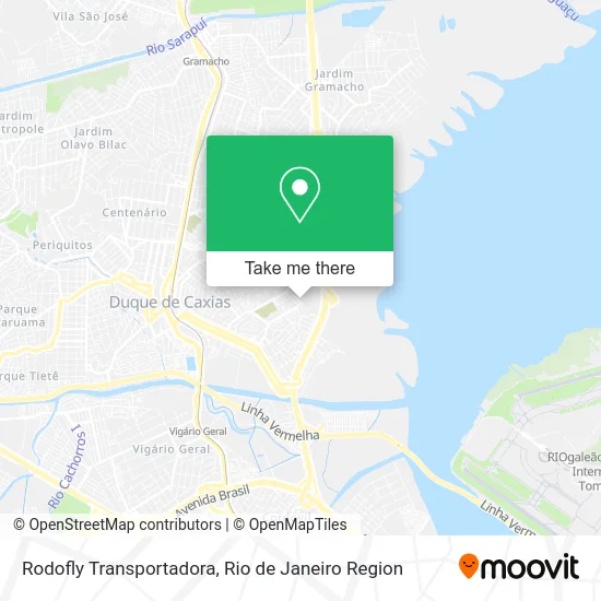 Rodofly Transportadora map