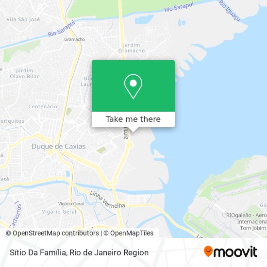 Sítio Da Família map