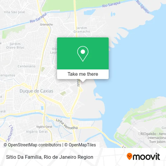 Sítio Da Família map