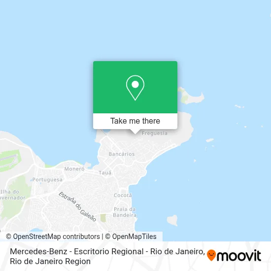 Mercedes-Benz - Escritorio Regional - Rio de Janeiro map