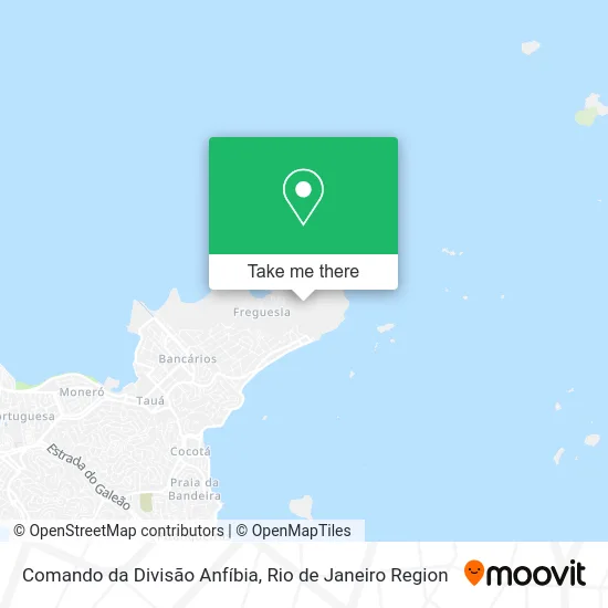 Comando da Divisão Anfíbia map