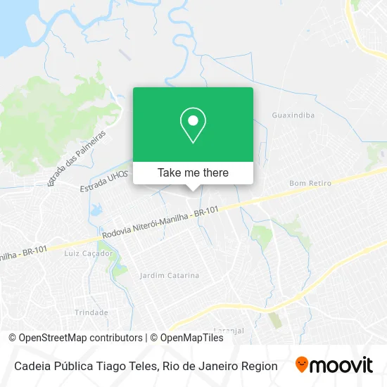 Cadeia Pública Tiago Teles map