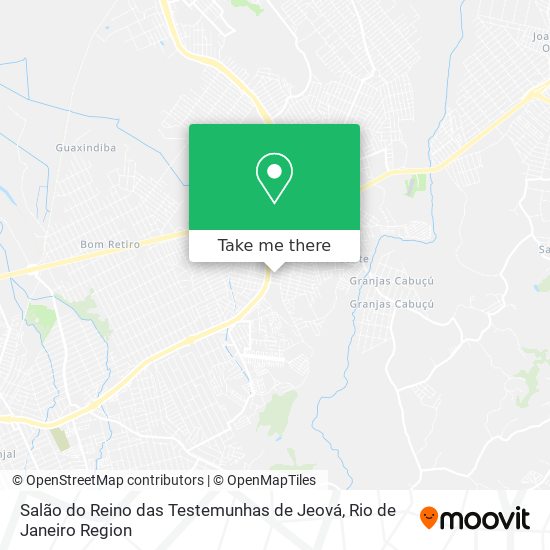 Salão do Reino das Testemunhas de Jeová map