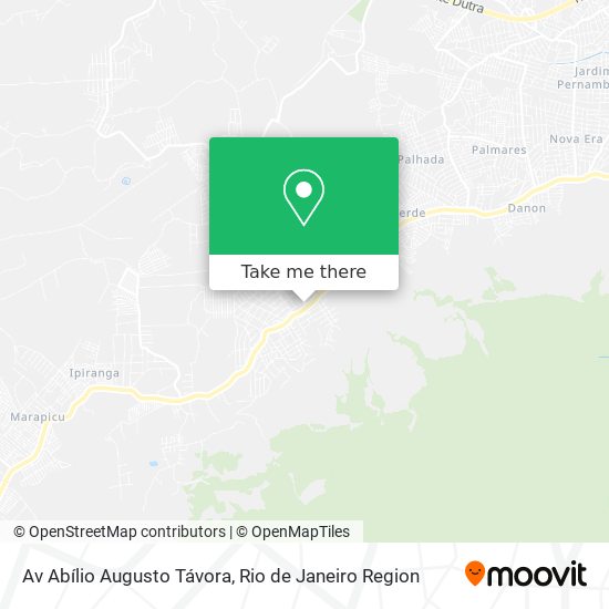 Av Abílio Augusto Távora map