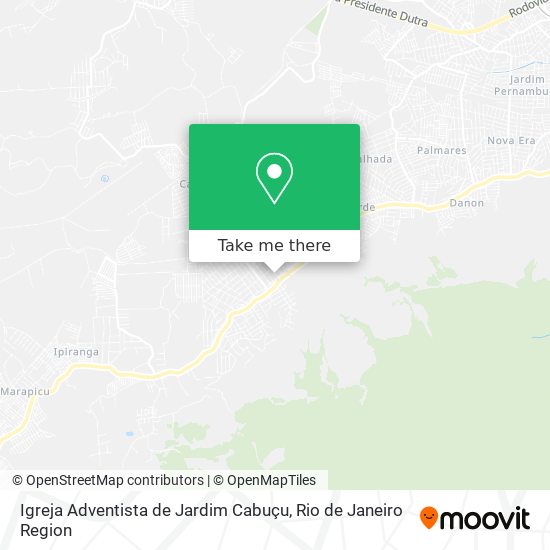 Igreja Adventista de Jardim Cabuçu map