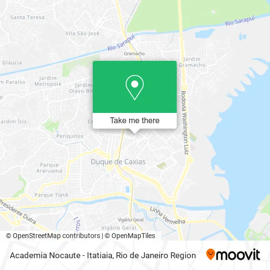 Academia Nocaute - Itatiaia map