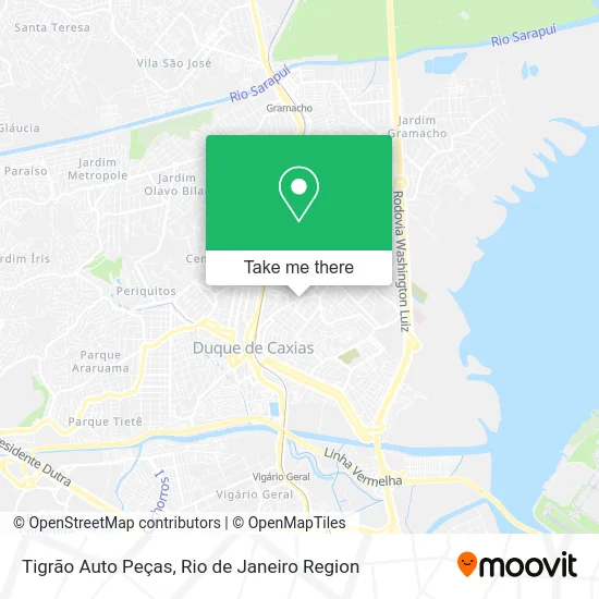 Tigrão Auto Peças map