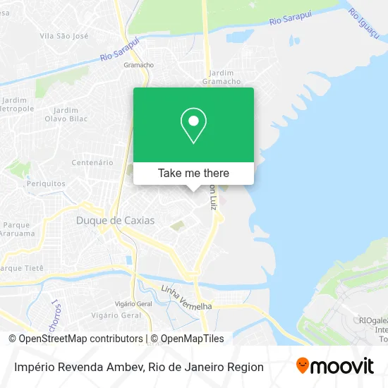 Império Revenda Ambev map