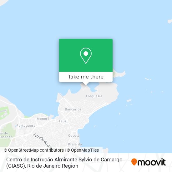 Centro de Instrução Almirante Sylvio de Camargo (CIASC) map