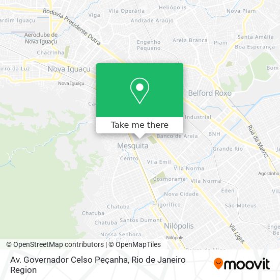 Av. Governador Celso Peçanha map