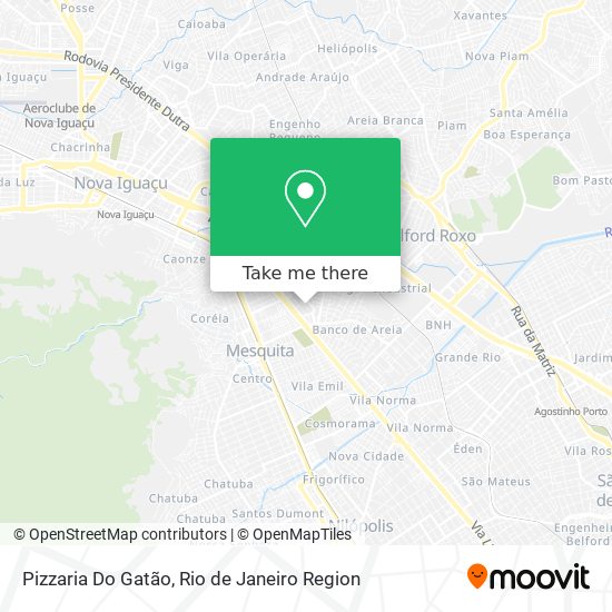Pizzaria Do Gatão map