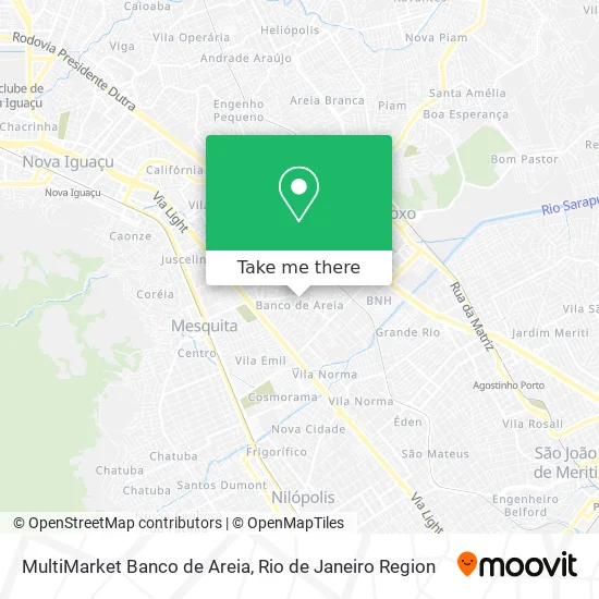 MultiMarket Banco de Areia map