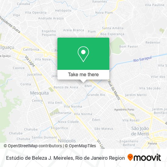 Estúdio de Beleza J. Meireles map