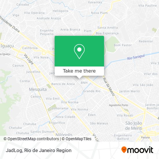 JadLog map