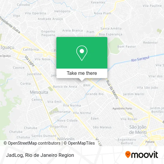 JadLog map