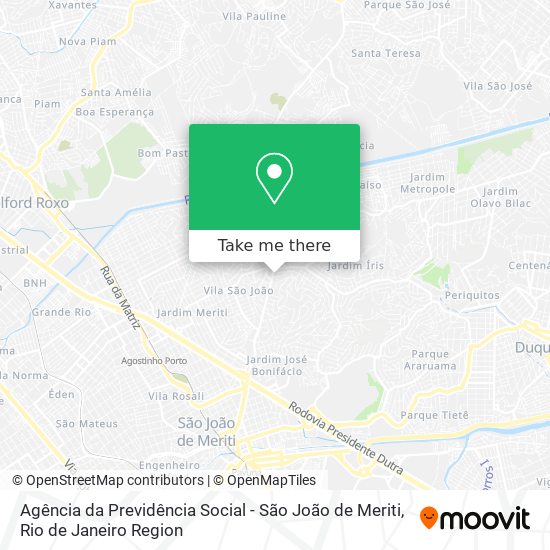 Agência da Previdência Social - São João de Meriti map