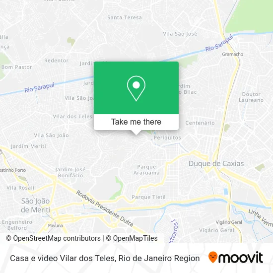 Casa e video Vilar dos Teles map