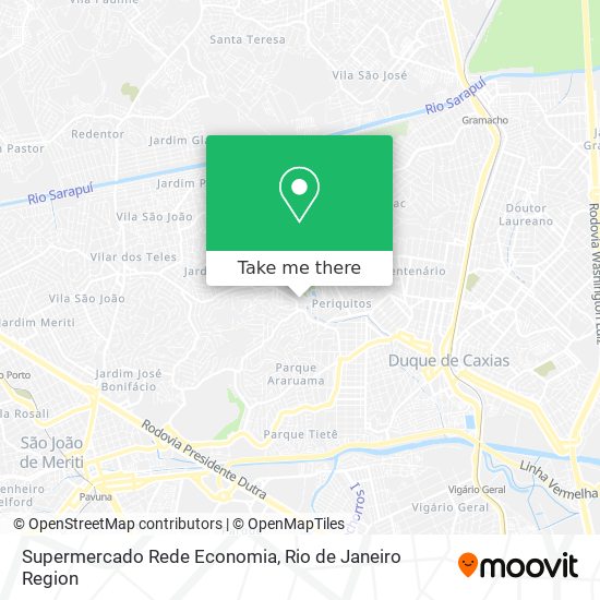 Mapa Supermercado Rede Economia