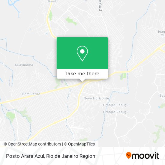 Posto Arara Azul map