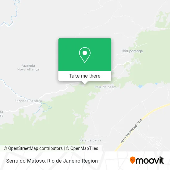 Serra do Matoso map
