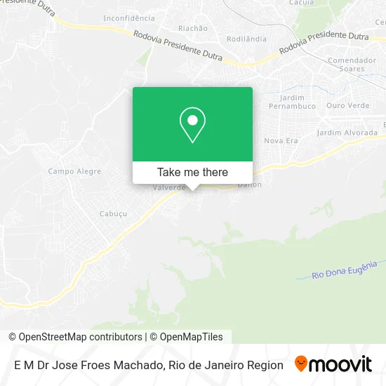 E M Dr Jose Froes Machado map