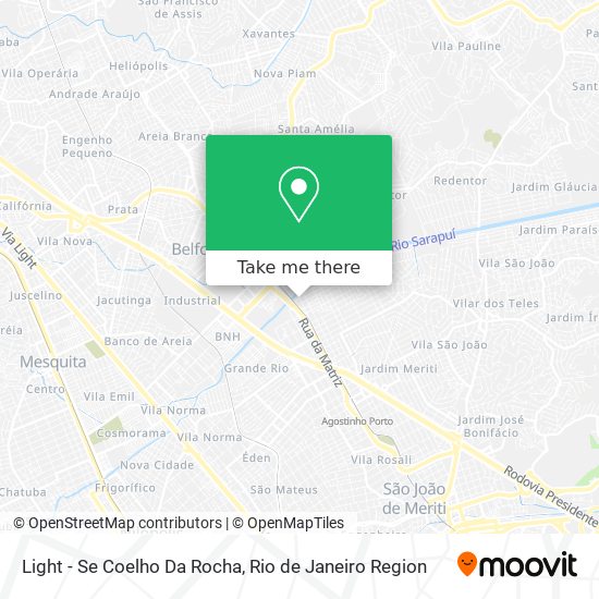 Light - Se Coelho Da Rocha map