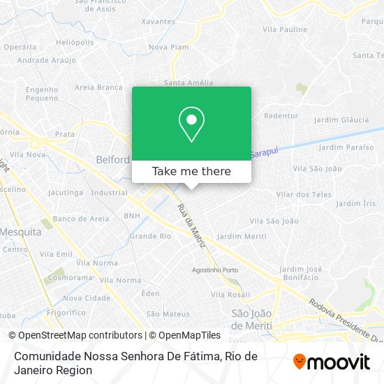 Comunidade Nossa Senhora De Fátima map