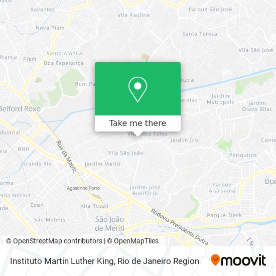 Instituto Martin Luther King map