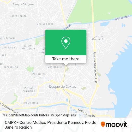 Mapa CMPK - Centro Medico Presidente Kennedy