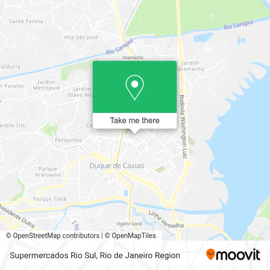 Supermercados Rio Sul map