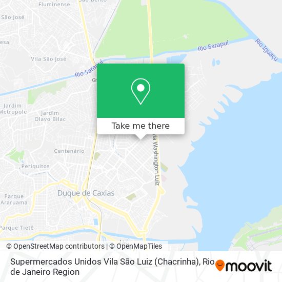 Supermercados Unidos Vila São Luiz (Chacrinha) map