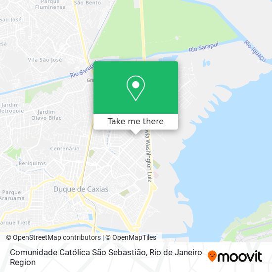 Comunidade Católica São Sebastião map