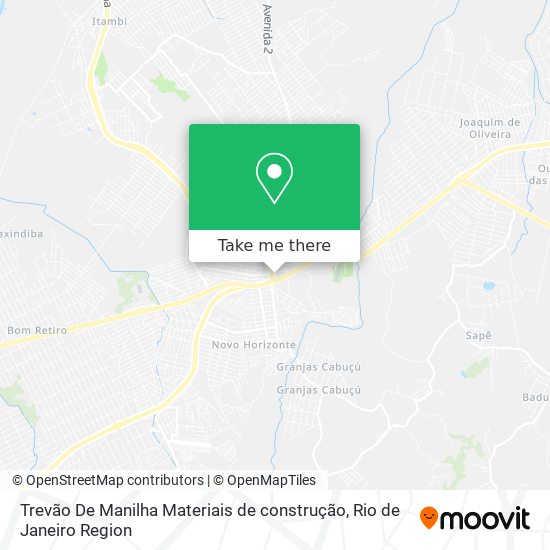 Trevão De Manilha Materiais de construção map