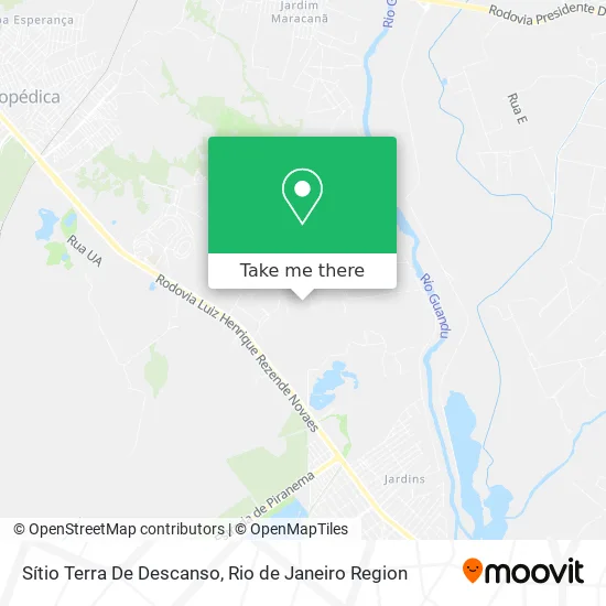 Sítio Terra De Descanso map