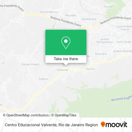 Centro Educacional Valverde map