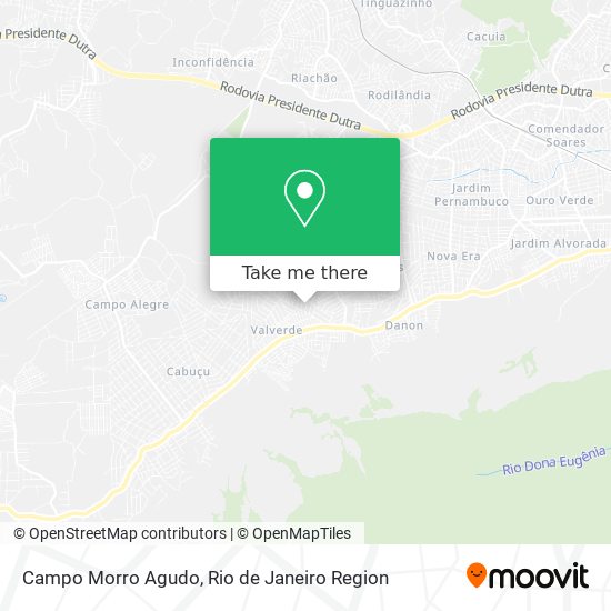 Campo Morro Agudo map