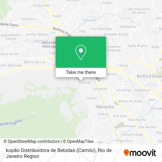 kopão Distribuidora de Bebidas (Camilo) map