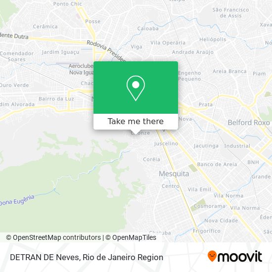 Mapa DETRAN DE Neves