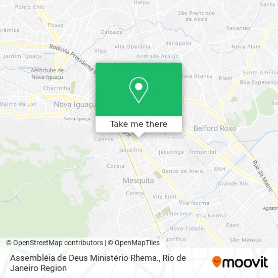 Assembléia de Deus Ministério Rhema. map